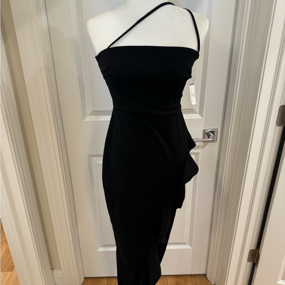 NWT Black Ruffle dress